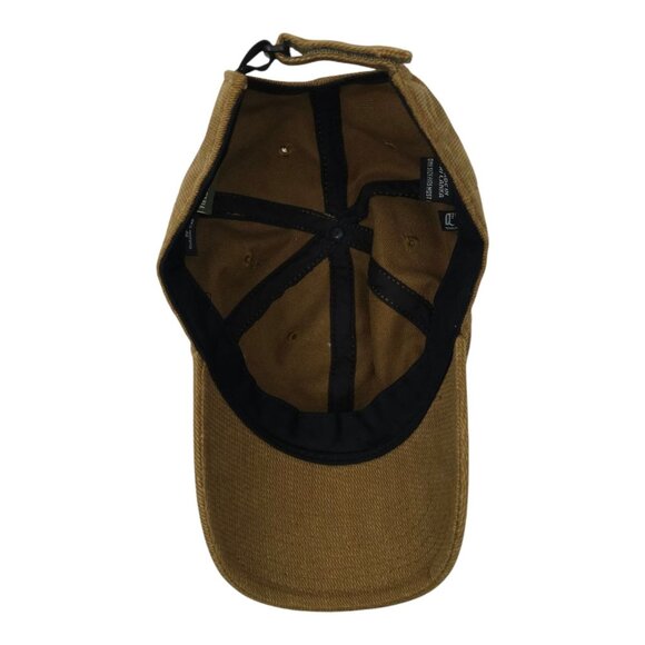 Field and Stream Strapback Cap Logo 6 Panel Hunting Baseball Hat Light Brown - Picture 5 of 14